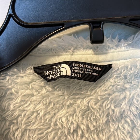 Light blue toddler The North Face fleece coat - Picture 7 of 7